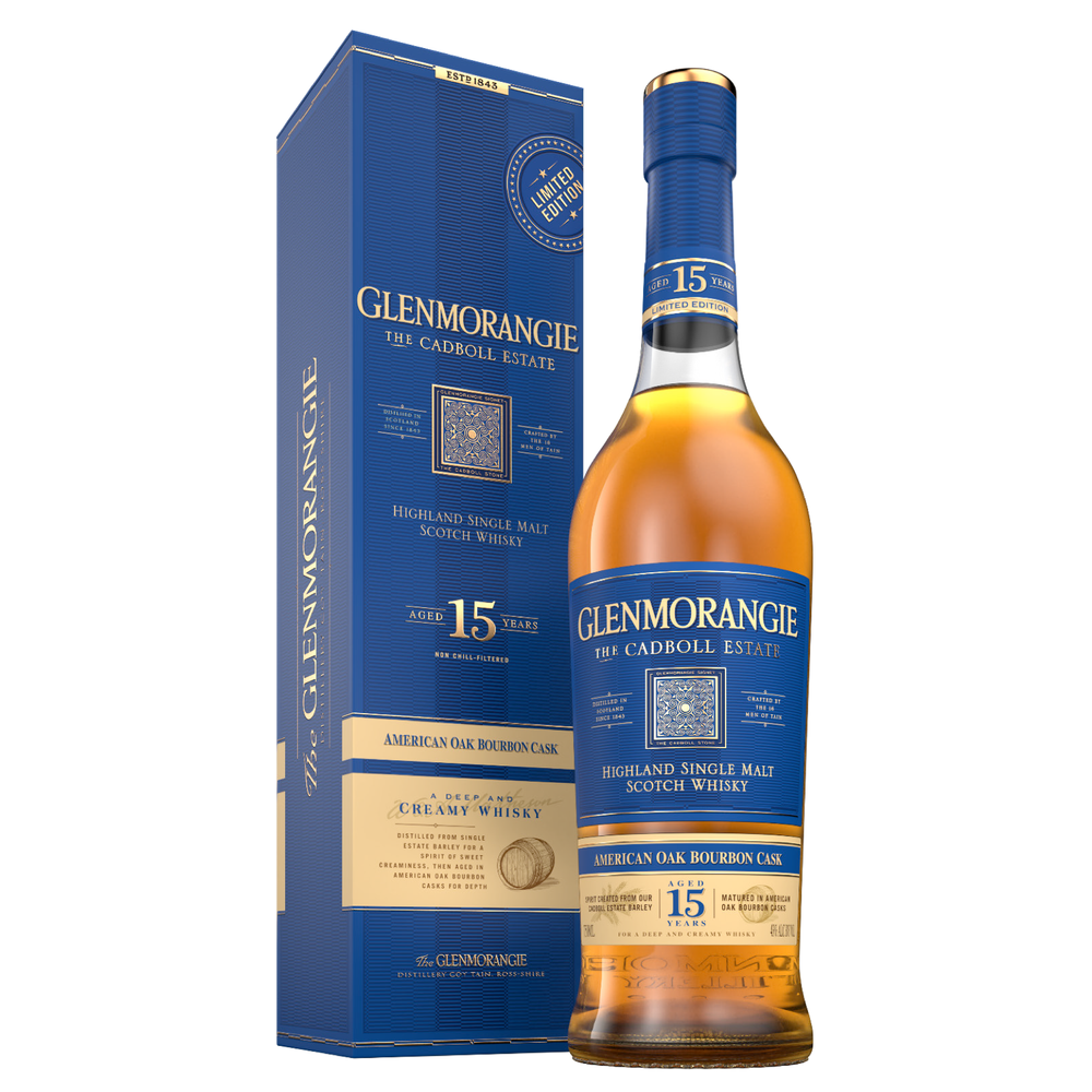 Glenmorangie The Cadboll Estate 15 Year Old Single Malt Scotch Whisky - Bourbon Central