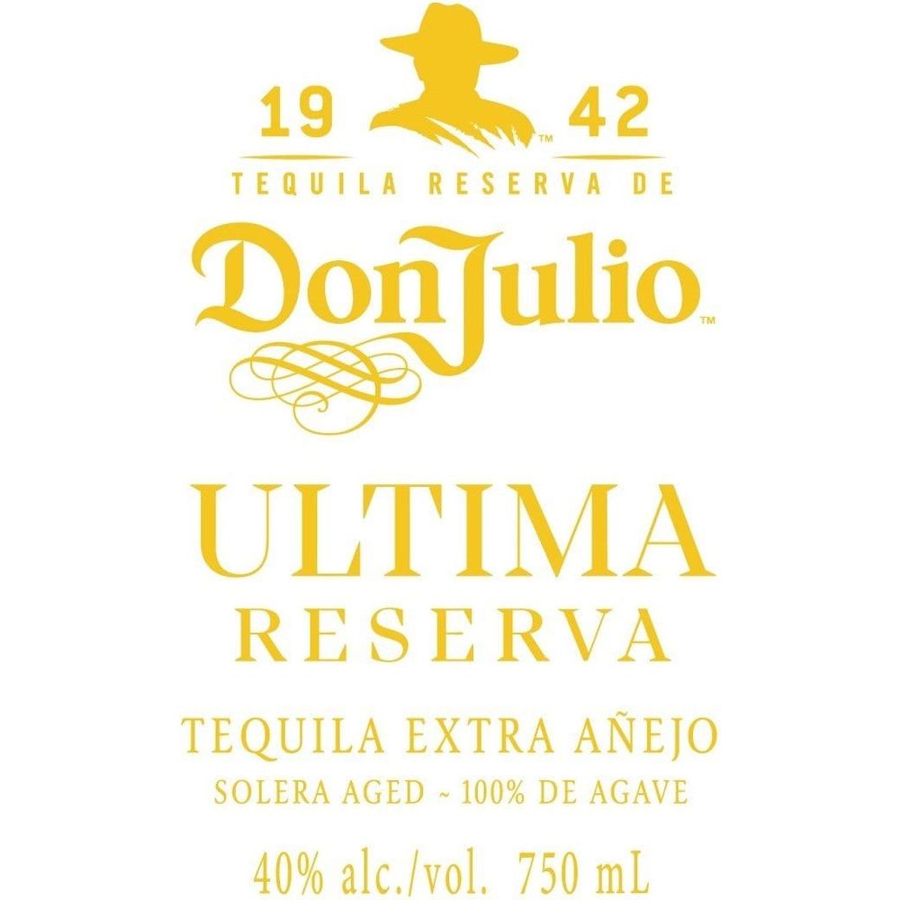 Don Julio Ultima Reserva Extra Anejo Solera Aged Tequila:Bourbon Central