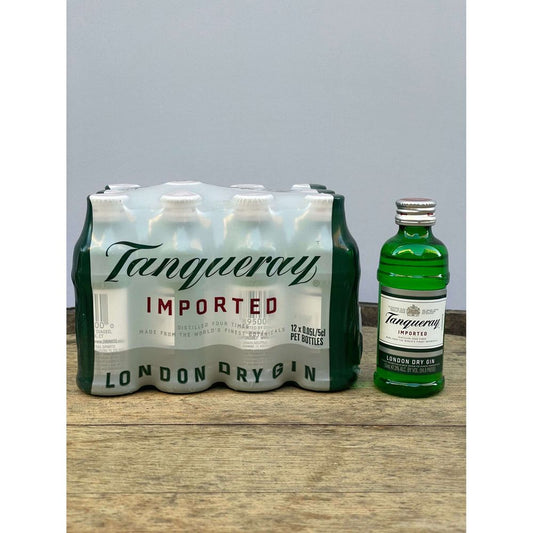 Tanqueray Gin 12 x 50ml | Mini Alcohol Bottles:Bourbon Central