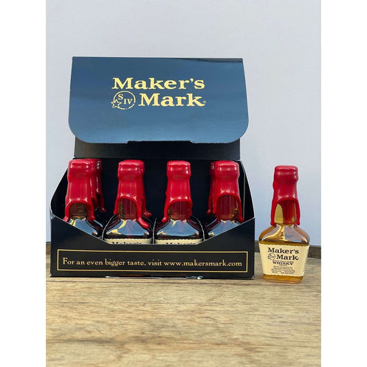 Maker's Mark Bourbon Whiskey 12 x 50 ml | Mini Alcohol Bottles:Bourbon Central