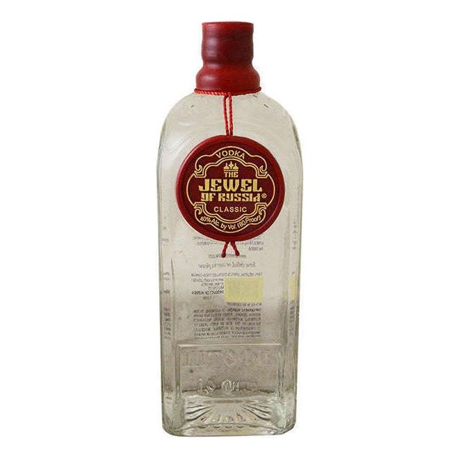 Jewel of Russia Classic Vodka-1L:Bourbon Central