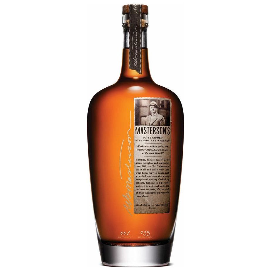 Masterson's 10 Year Old Straight Rye Bourbon - Bourbon Central