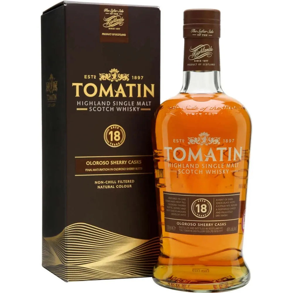 Tomatin 18 Year Single Malt Scotch Whisky