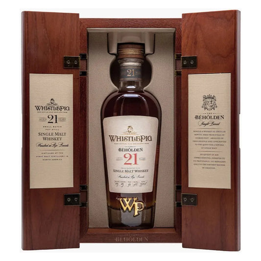 Whistlepig The Beholden 21 Year Single Malt Whiskey:Bourbon Central