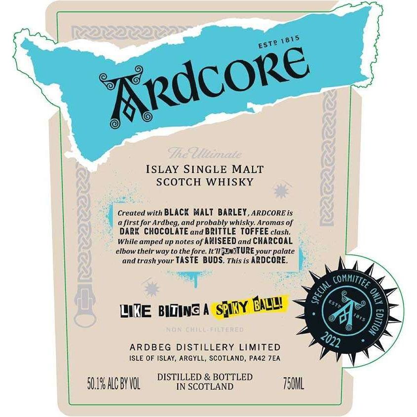 Ardbeg Ardcore Committee Release Single Malt Scotch Whisky