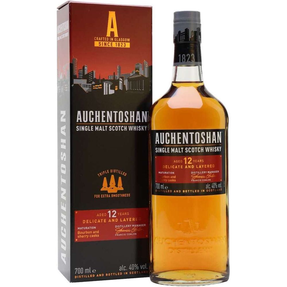 Auchentoshan 12 Year Single Malt Scotch:Bourbon Central
