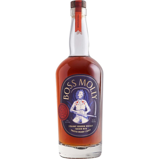 Boss Molly Straight Bourbon Whiskey Finished With Toasted Brandy Staves:Bourbon Central
