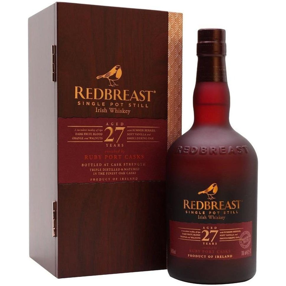 Redbreast 27 Year Single Pot Still Ruby Port Casks:Bourbon Central