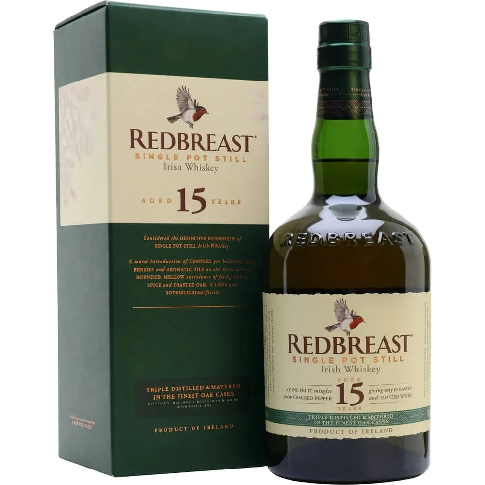 Redbreast 15 Year Irish Whiskey:Bourbon Central