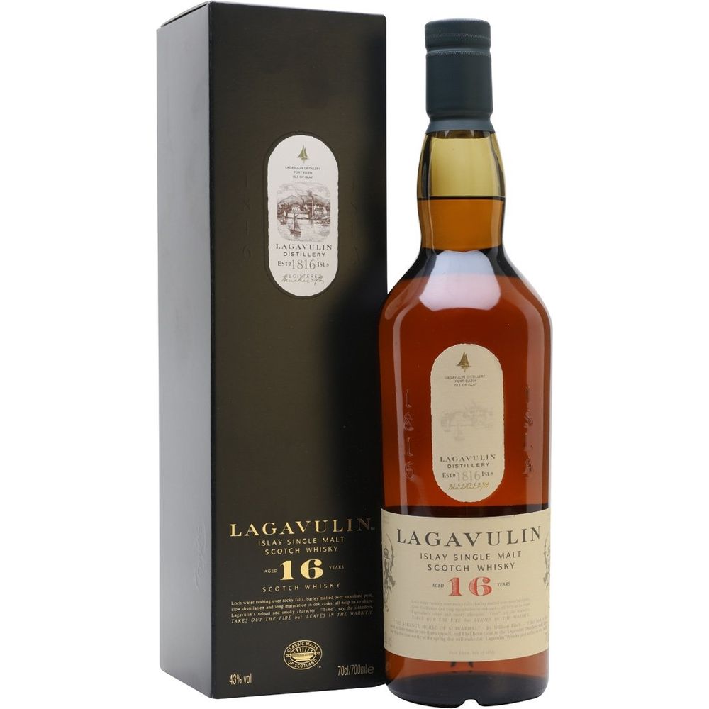 Lagavulin Scotch Single Malt 16 Year:Bourbon Central