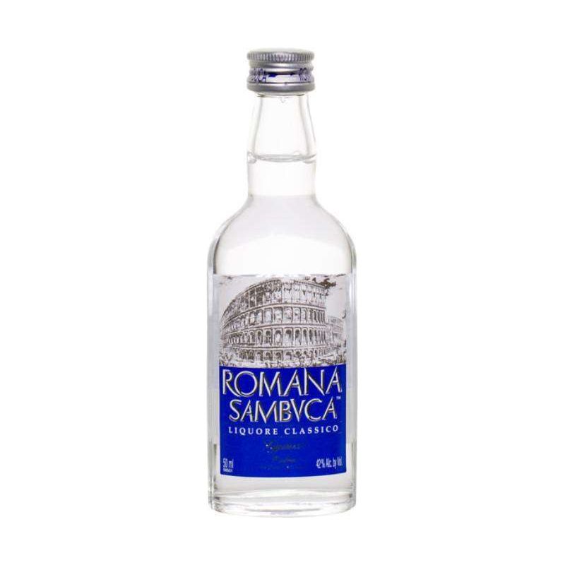 Romana Sambuca 12 x 50ml | Mini Alcohol Bottles:Bourbon Central