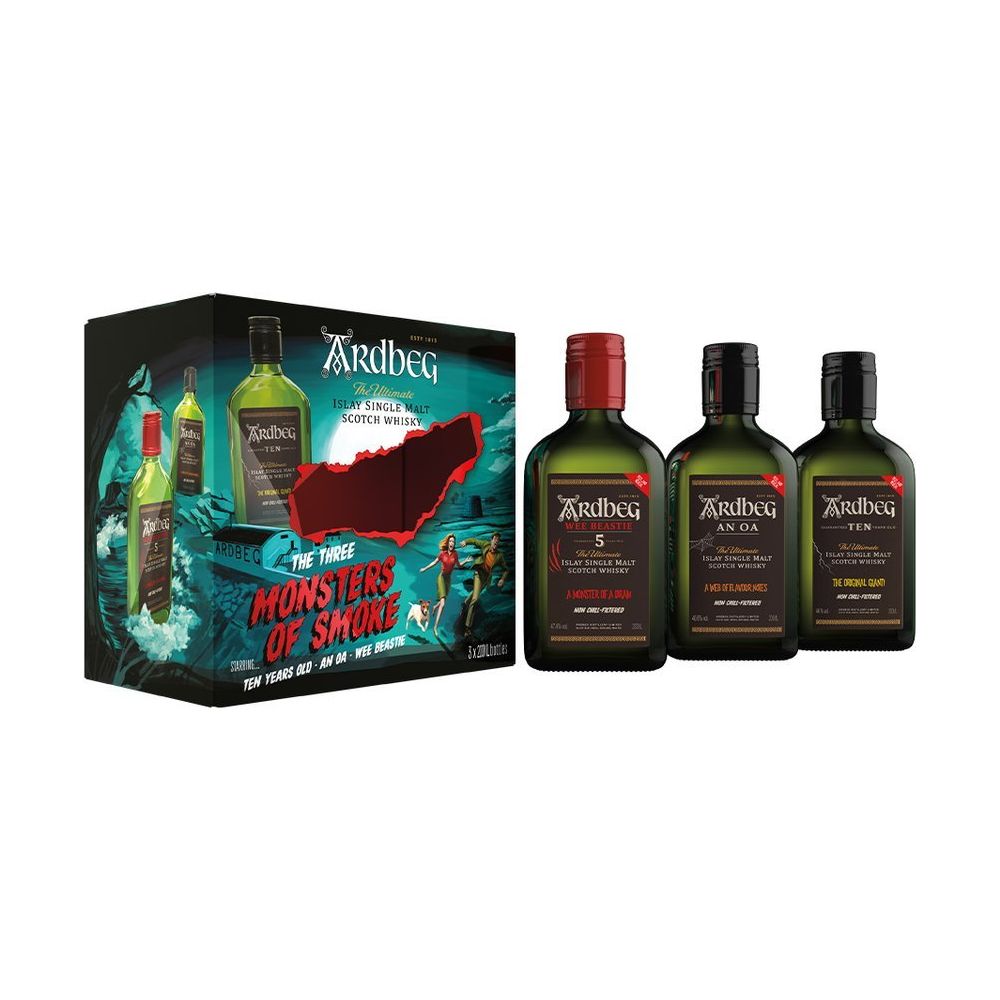 Ardberg Monsters of Smoke Limited Edition Gift Set:Bourbon Central