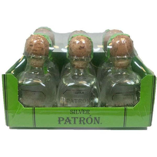 Patron Silver Blanco Tequila 6 x 50ml | Mini Alcohol Bottles:Bourbon Central