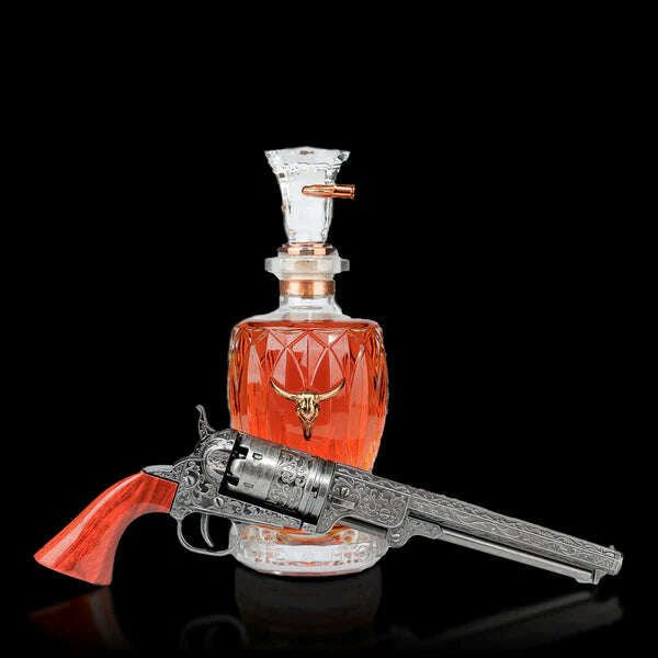 Decanter & revolver display